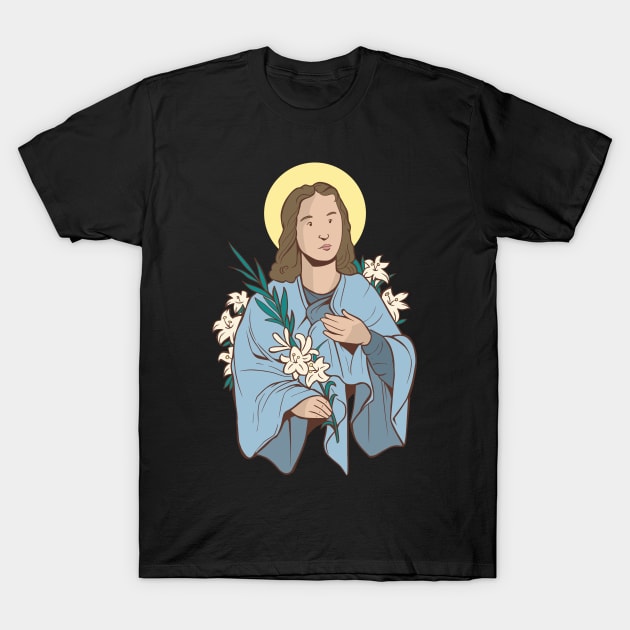 Saint Maria Goretti T-Shirt by JFDesign123